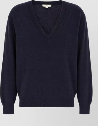 Malo cashmere v neck sweater long sleeves