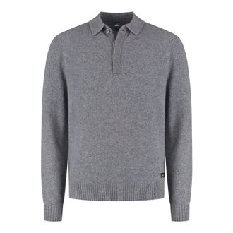 Wahts Mens Knitwear, TargetGroup:Men Mid Grey Melange / XXL