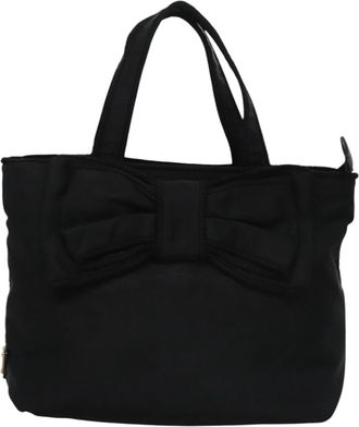 Prada Tessuto Black Synthetic Handbag (Pre-Owned)