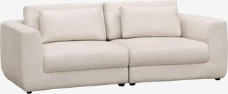 Sklum Sof&aacute; Modular De 2 Piezas Con Reposacabezas Regulable En Altura Tapizado En Chenilla Cataline Sklum