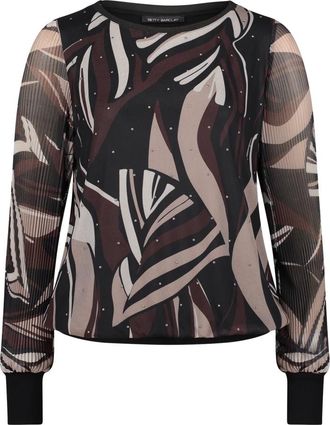 Betty Barclay Overhemden, Dames, Veelkleurig, 4Xl, Long Sleeve Shirt