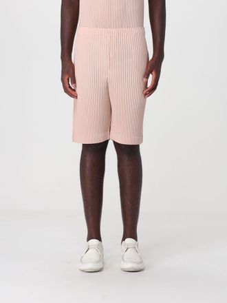 Homme Pliss&eacute; Issey Miyake Shorts al ginocchio Homme Pliss&eacute; Issey Miyake in cr&ecirc;pe con vita elasticizzata