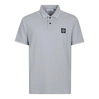 Stone Island Slim Polo Shirt - Heren - Polos - Grijs - 2XL - Tops