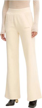 Patrizia Pepe Trainingsbroeken - Dames - Sweatpants - Beige - S - Katoen - Broeken