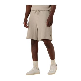 Woodbird Heren, Korte broeken, Beige, Maat: L Linnen
