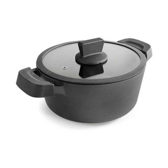 Lacor Cacerola Con Tapa Antiadherente Titanium Pro 2.6 L Aluminio 20 Cm Olla Antiadherente Cocina Lacor