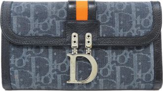 Dior Navy Denim Coin Purse/Coin Case (Pre-Owned)