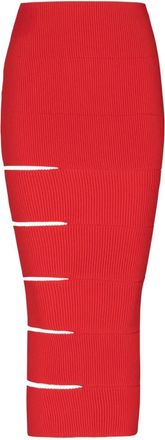 Balmain Mujer, Faldas, Rojo, Talla: XS