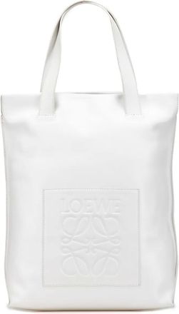 Loewe Borsa shopper Anagram in pelle 2014 - Bianco