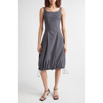 Coperni Technical Tailored Balloon Dress in Grey at Nordstrom, Size 10 Us