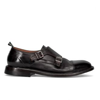 Green George Business Shoes, male, Brown, Size: 8 1/2 US Arezzo Double Buckle Shoe