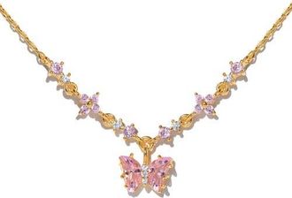 Girls Crew Flutter Love Necklace in Gold at Nordstrom