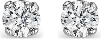 The Diamond Store Diamond Earrings 0.40CT Studs Premium Quality in 18K Gold 3.8mm