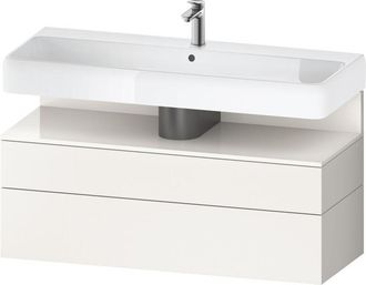 Duravit Qatego Mueble Bajo Lavabo, 1 Extra&iacute;ble Y 1 Caj&oacute;n, - Duravit
