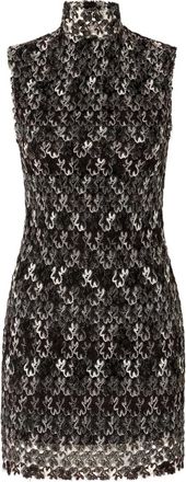 Missoni Abito corto con orlo a smerlo - Nero