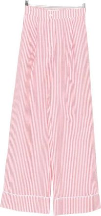 Riviera & Bar Pants - Dames - Wijde Broeken - Veelkleurig - S - Katoen - Broeken
