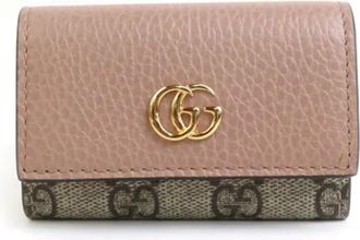 Gucci Pre-owned Accessories, female, Pink, Size: ONE SIZE Pre-owned Vintage Keycase