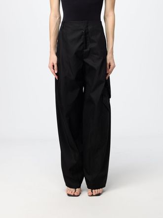 Alaia High-Waisted Wide-Leg Technical Taffeta Cargo Trousers