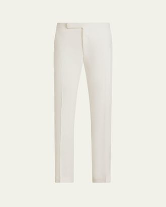 Ralph Lauren Purple Label Gregory Hand-Tailored Linen Trouser