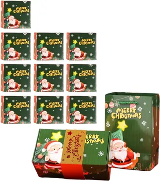 OEM Caja Y Bolsa De Regalo Navide&ntilde;a Plegable Multiusos - 10 Art&iacute;culos