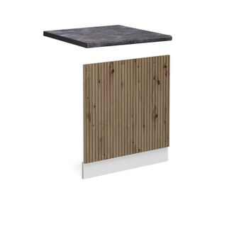 Vicco Panel Frontal R-line, Roble Artesanal, 60 Cm, Et Antracita Vicco