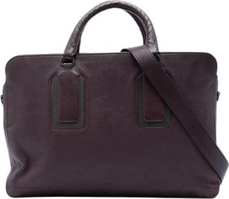 Bottega Veneta Borsa da lavoro Pre-owned - - Pre-owned - Uomo - Marrone - ONE SIZE