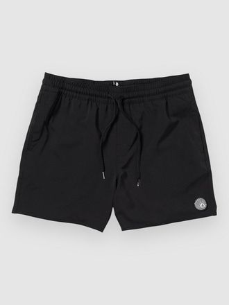 Volcom Lido Solid Trunk 16 Boardshorts zwart