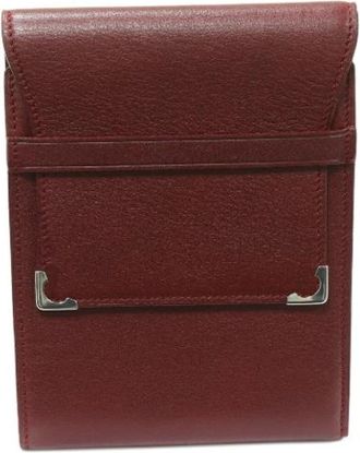 Cartier Tweedehands leren portemonnees - Dames - Vintage Accessoires - Rood - ONE Size - Leer - Vintage