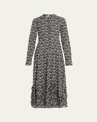 Ulla Johnson Laurentine Long-Sleeve Shirtdress