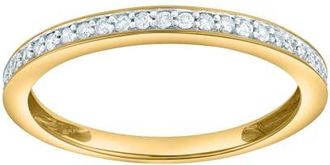 LuvMyJewelry Veyora 14K Diamond Band - 0.10 ct in 14K Yellow Gold at Nordstrom, Size 7.5