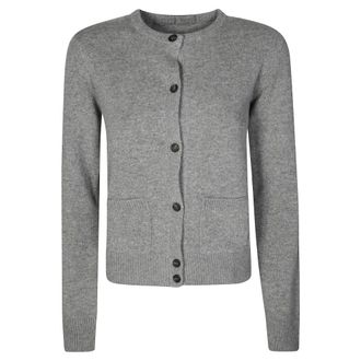 Maison Margiela Cardigans, female, Gray, Size: M Cardigan GC CON Taschini Dettaglio Back