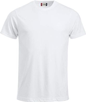 Clique Clique Mens New Classic Plain Crew Neck Short Sleeve T - Shirts, White, XX-Large