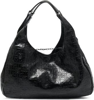 Tory Burch Borsa a spalla Dafina goffrata - Nero