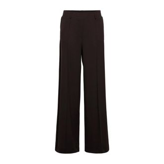 &Co Woman Geniva Wijde Broek - Dames - Broeken - Bruin - Maat: 3XL Poliester