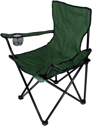 OEM Silla Plegable - 83 X 50 X 50 Cm - Carga M&aacute;xima 130 Kg - Tubo De Acero + Poli&eacute;ster 600d - Para Camping Pesca Playa - 1 Unidad