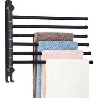 OEM Toallero De Ba&ntilde;o Con 6 Barras Giratorias De 180&deg; En Acero Inoxidable Sus304, Toallero De Pared, Secador De Toallas Para Cocina Y Fregadero