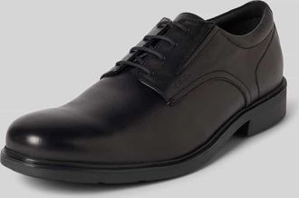 Geox Derby aus Leder Modell DUBLIN in Black, Größe 41