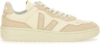 Veja Beige Logo Sneakers