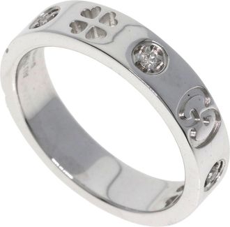 Gucci White Gold White Gold (18K) Band Ring (Pre-Owned)