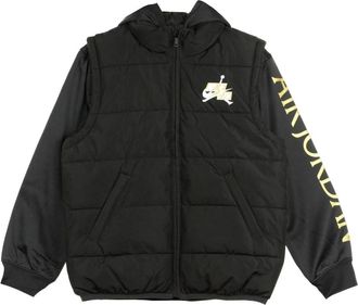 Nike Jordan Jumpman Classic 2Fer Jas - Heren - Outdoorjassen - Zwart - L - Polyester - Fitness