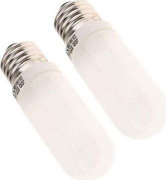 OEM 2 Bombillas Hal&oacute;genas Esmeriladas De 250 W, 220-240 V, Casquillo E27 (rosca Edison Est&aacute;ndar), Bombillas De Modelado De Repuesto Para Iluminaci&oacute;n Estro