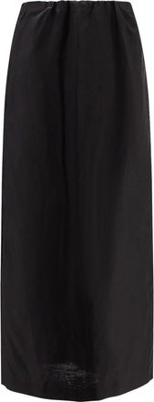 The Row Saul Cotton And Silk Long Skirt-Donna