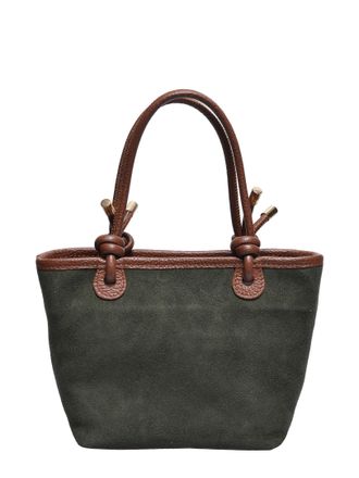 Luisa Vannini Groen Rundleer Tas