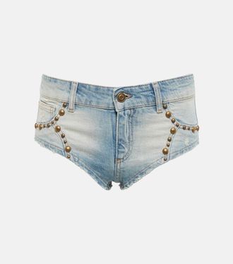 Blumarine Shorts di jeans a vita bassa