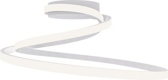 Luce-Ambiente-Design White Aluminum LED Ceiling Light Coaster with CCT Switch