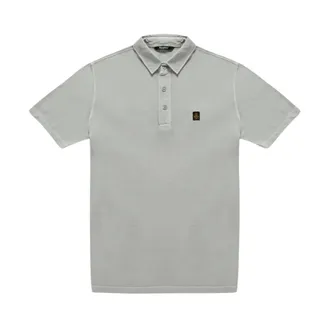 RefrigiWear Polo Shirts, male, Gray, Size: 2XL Polo in piquet