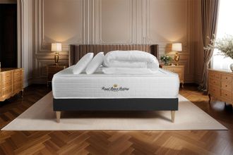 Royal Palace Bedding Pack Colch&oacute;n Negro Muelles Y Viscoel&aacute;stica 140 X 190