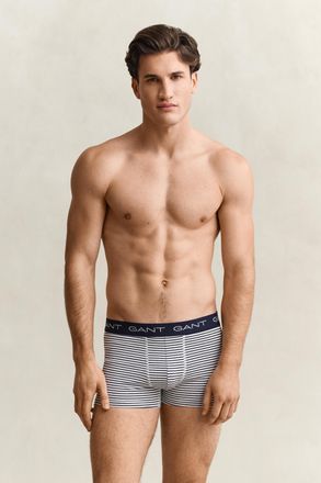 GANT Men 3-Pack Striped Trunks (XXXL) VINTAGE BLUE