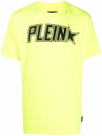Philipp Plein logo-print short-sleeved T-shirt - Yellow