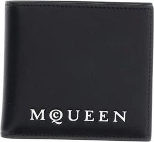 Alexander McQueen Accessoires, Heren, Zwart, ONE Size, Leer, Bifold Wallet